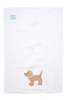 Puppy Applique Burp - Pink