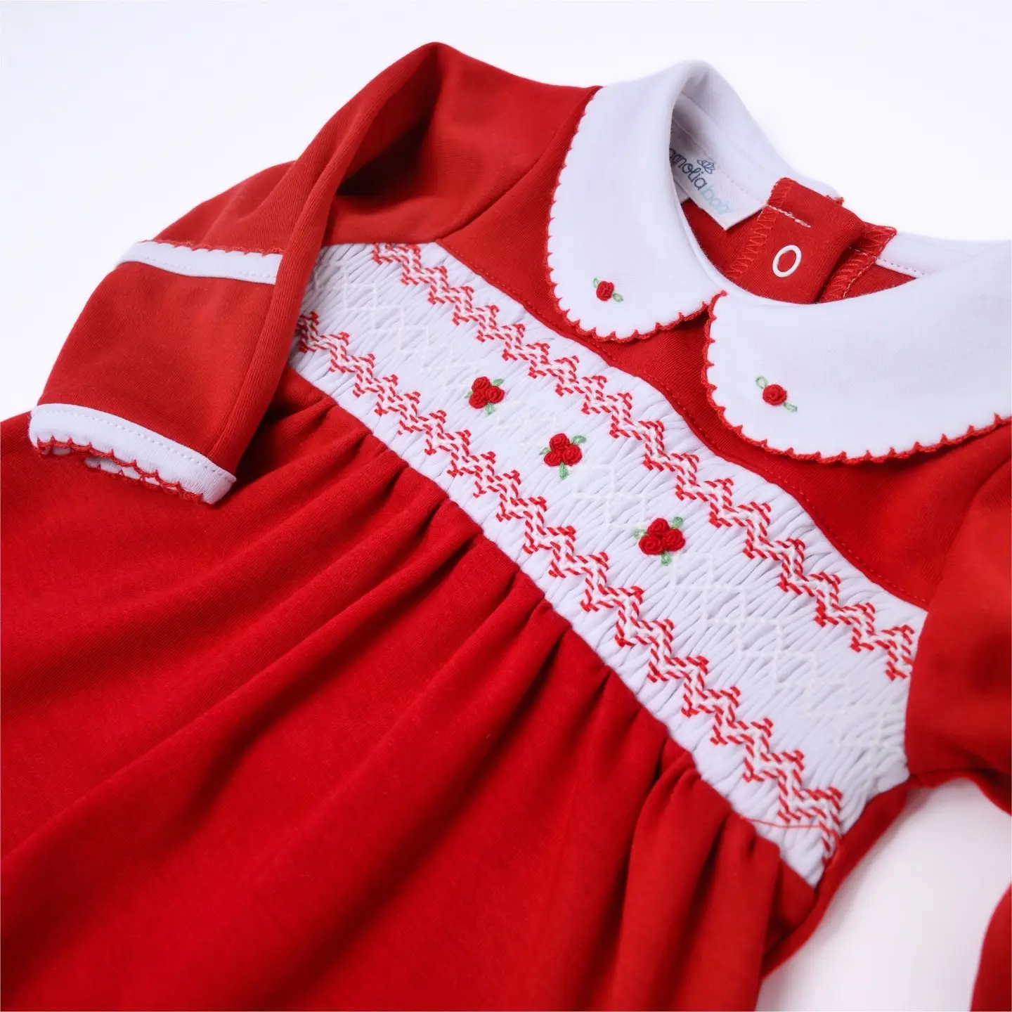 Chris and Eve's Classics Smocked Girl Footie