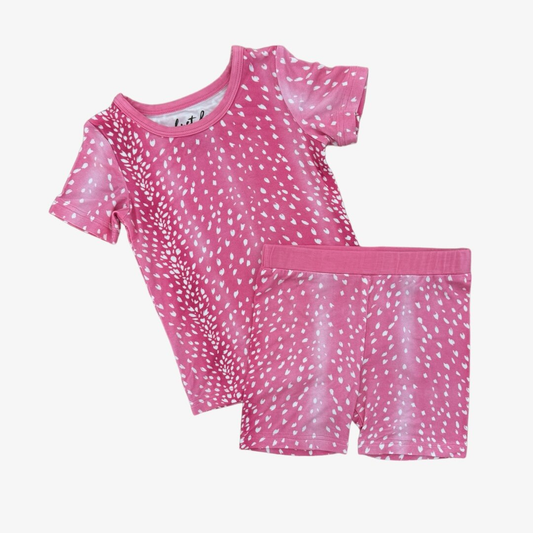 Bamboo Pajama Set - Fushia Fawn