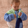 Magnetic Sherpa Jacket - Blue Color Block