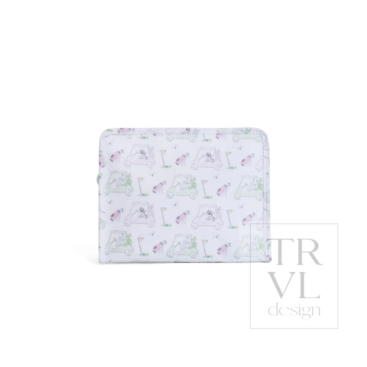 Roadie Small Zip Pouch - Putt Putt Pink