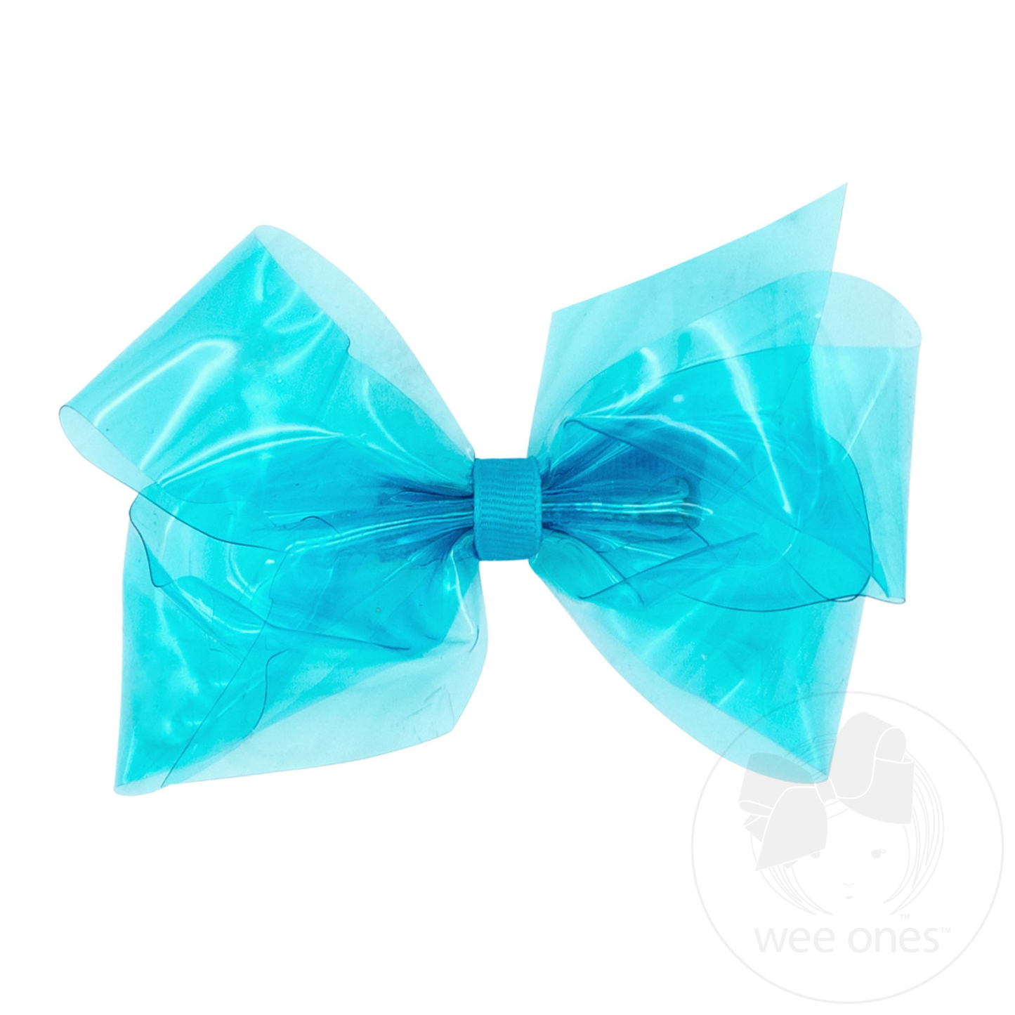 Medium WeeSplash Colored Swim Bow - New Turquoise