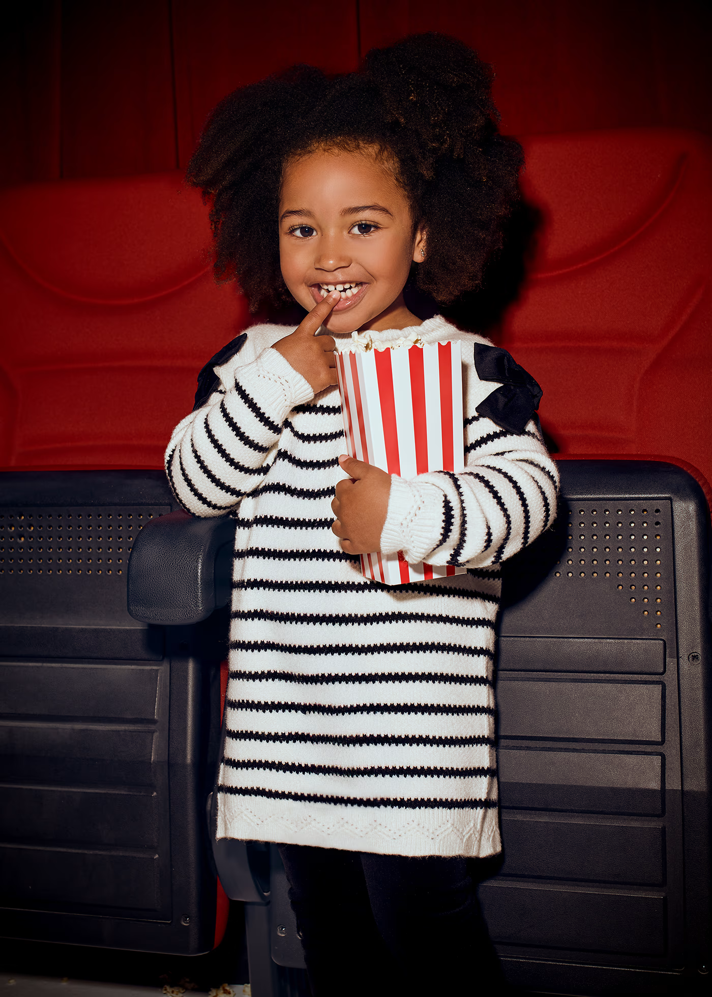 Girl Striped Dress - Macchiato