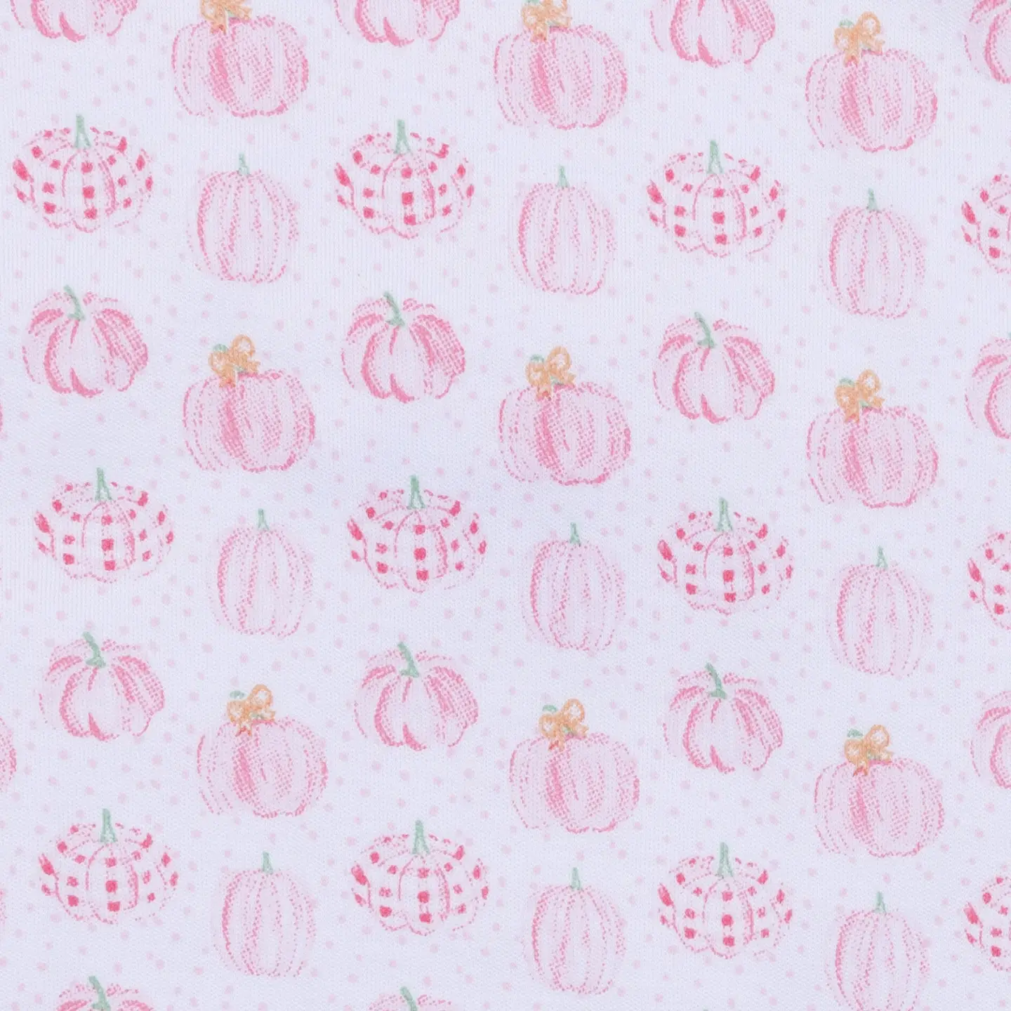 Precious Pumpkins Zipper Pajamas - Pink