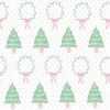 Tiny Tot Turtleneck-Oh Christmas Tree, Pink