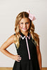 Courtside Black and Pink Dress