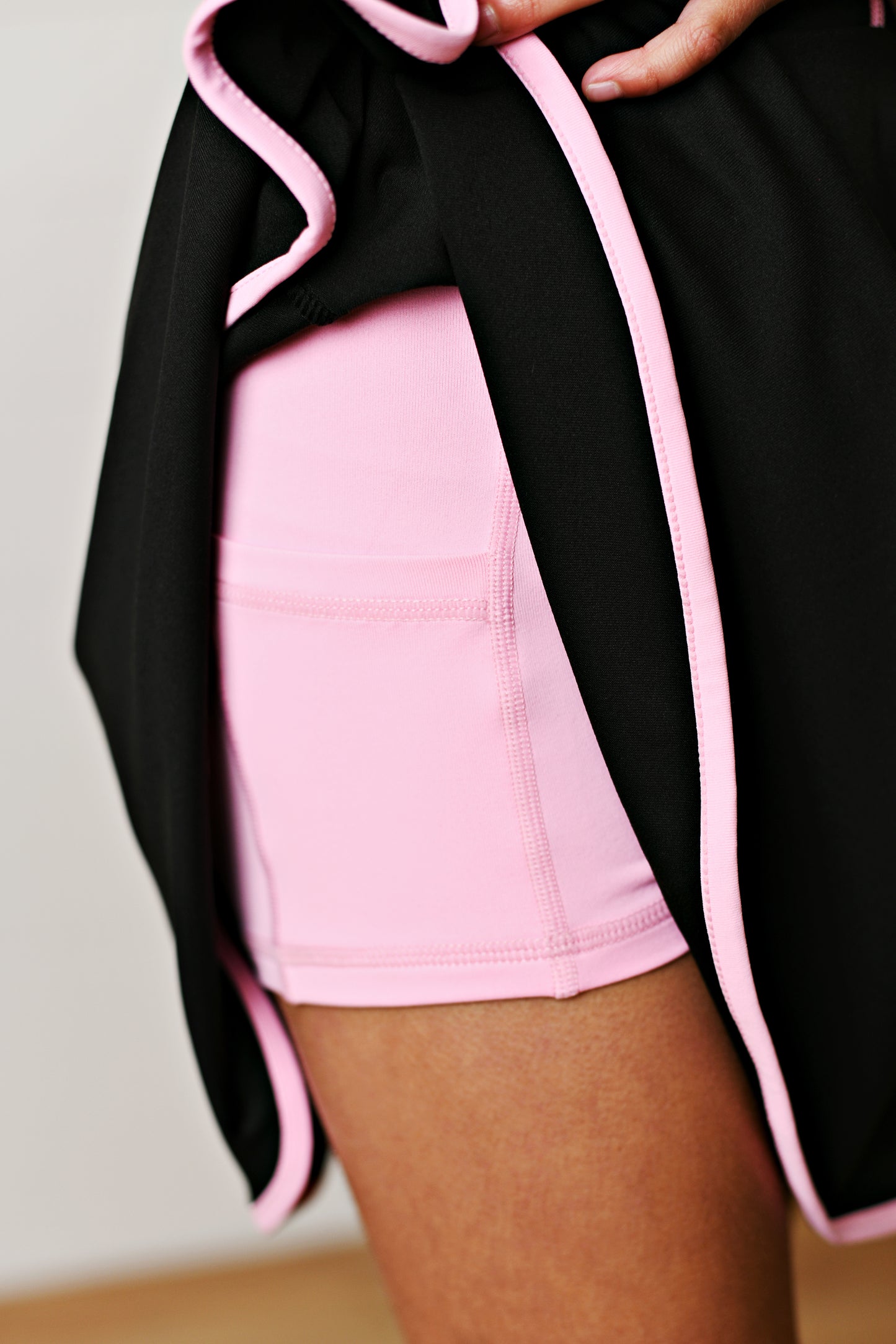 Courtside Black and Pink Dress