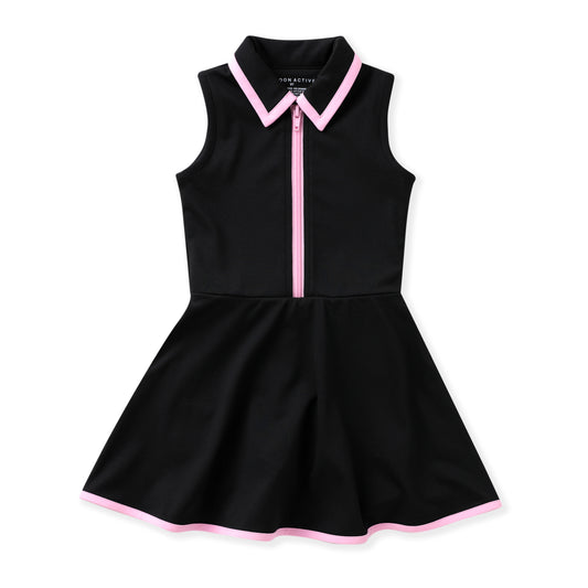 Courtside Black and Pink Dress