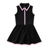 Courtside Black and Pink Dress