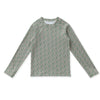 Olive Ditsy Top