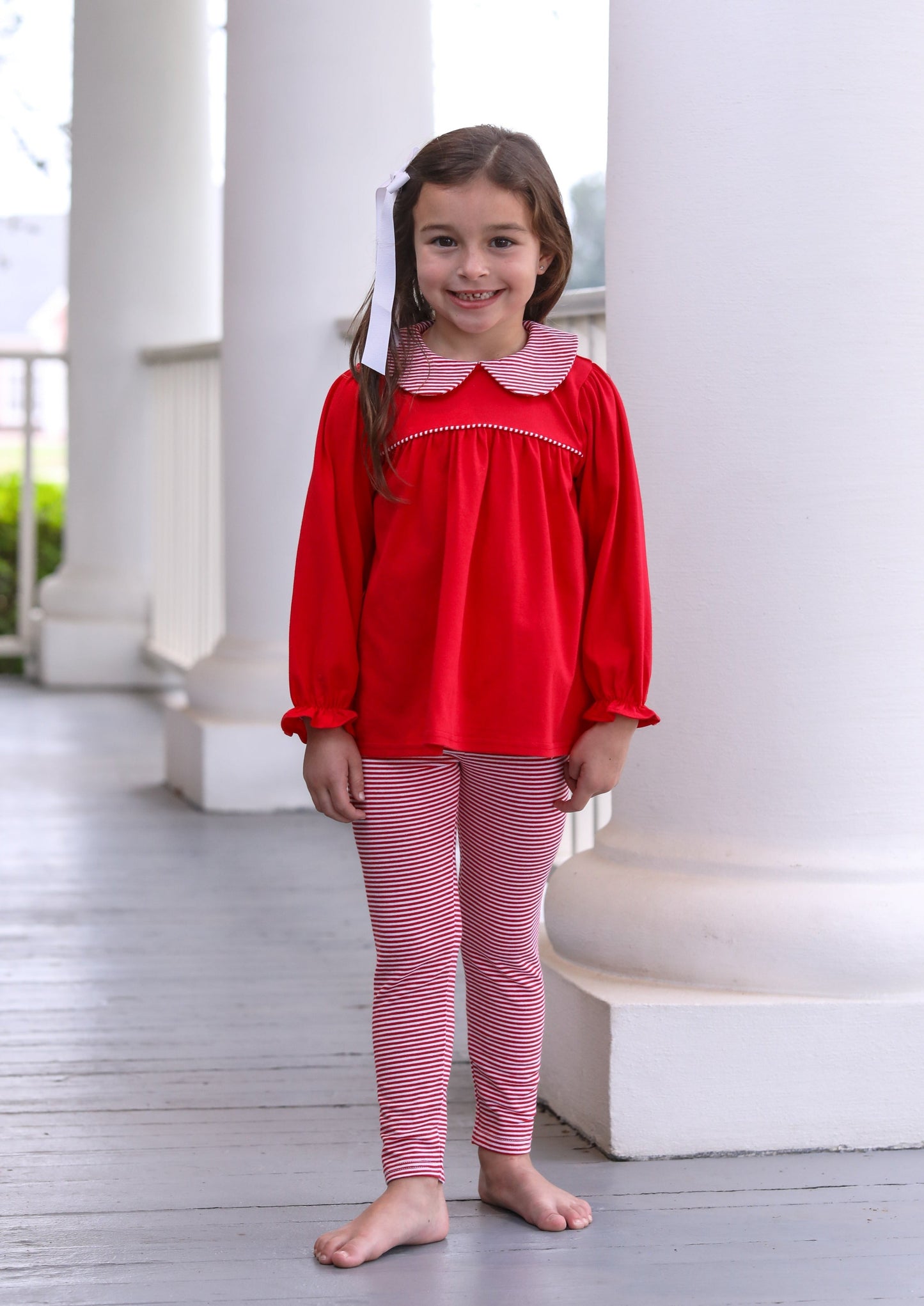 Abigail Pants Set - Red