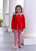 Abigail Pants Set - Red