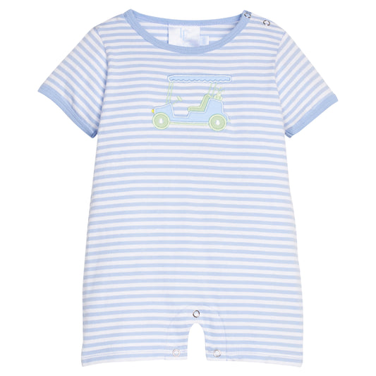 Applique Romper - Golf Cart