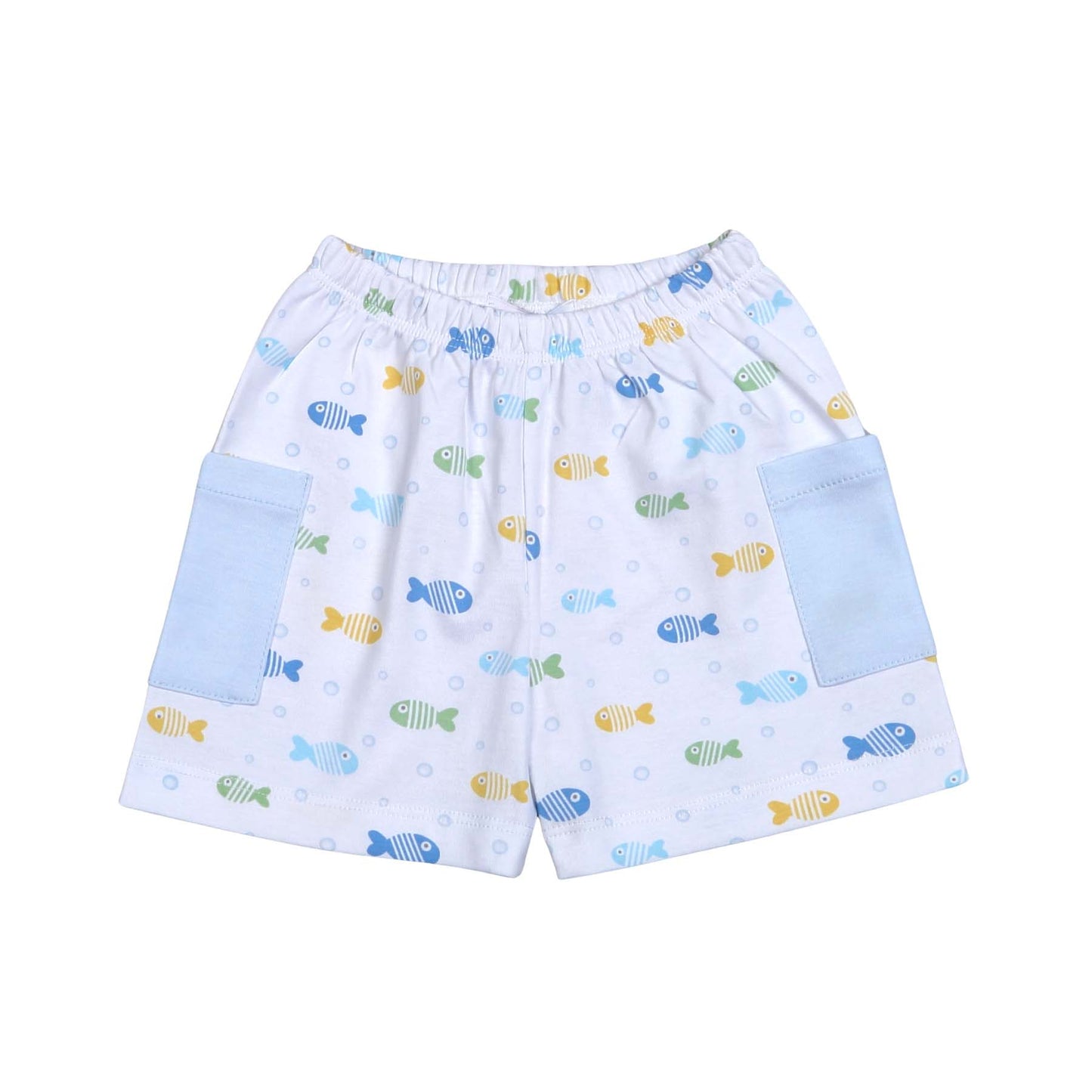 Blue Bubble Buddies Pima Shorts