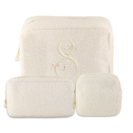 Charming Cosmetic Bags: White