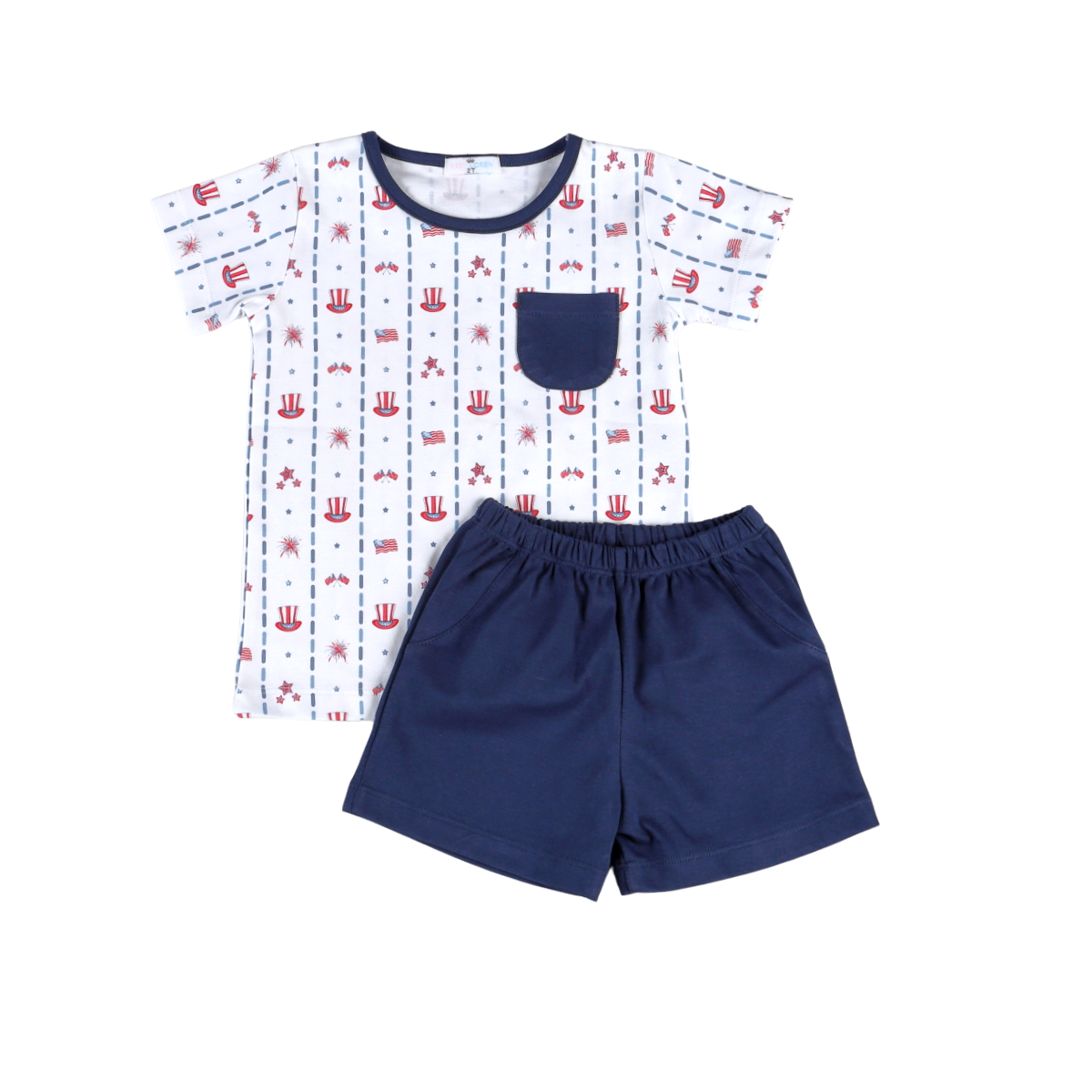 Celebrate Blue Short Set