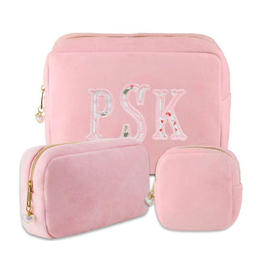 Charming Cosmetic Bags: Pink