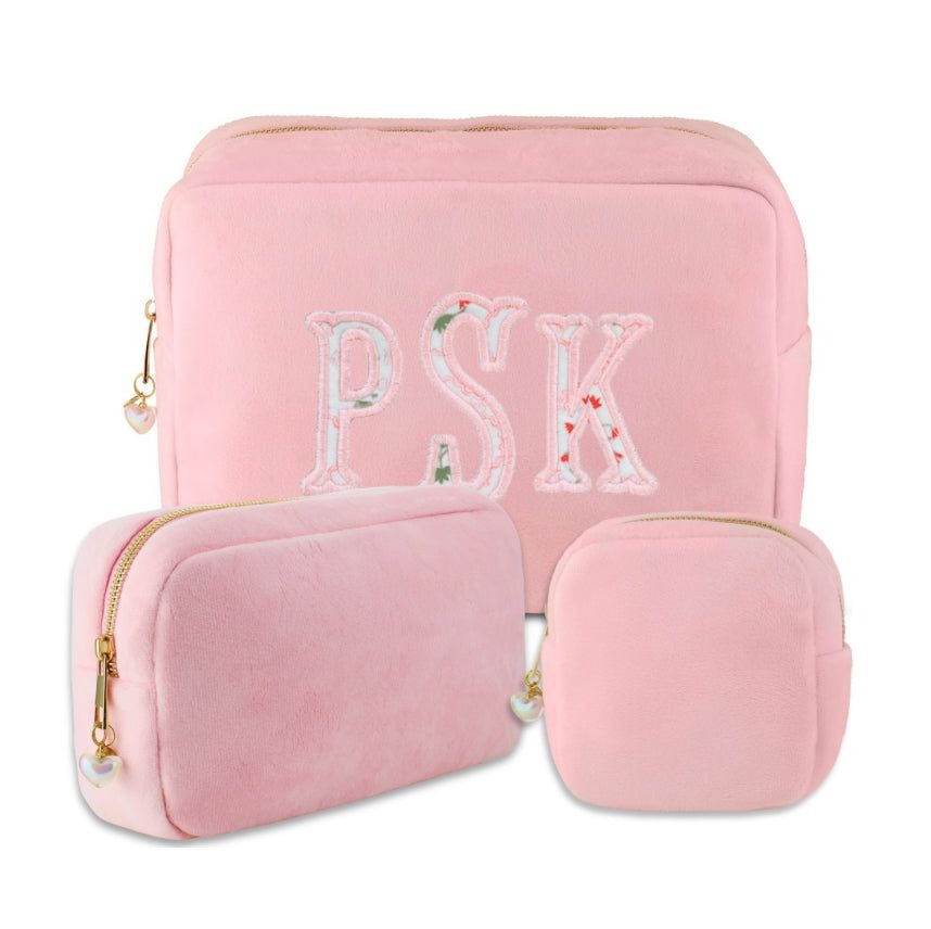 Charming Cosmetic Bags: Pink