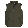 Classic Quilted Vest - Olive