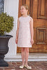 Classic Shift Dress - Rosewood Jacquard