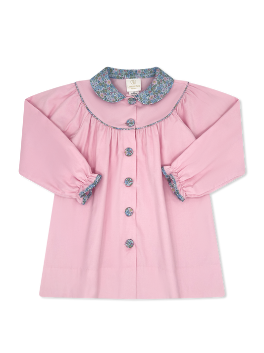 Collette Dress Long Sleeve - Princeton Pink Corduroy, Middletown Floral