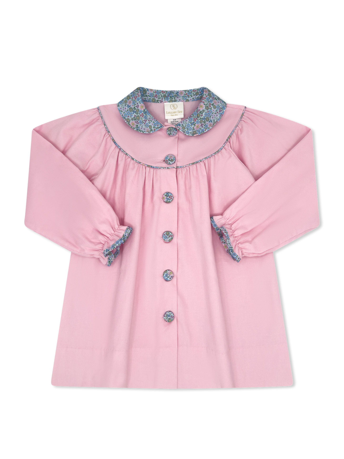 Collette Dress Long Sleeve - Princeton Pink Corduroy, Middletown Floral