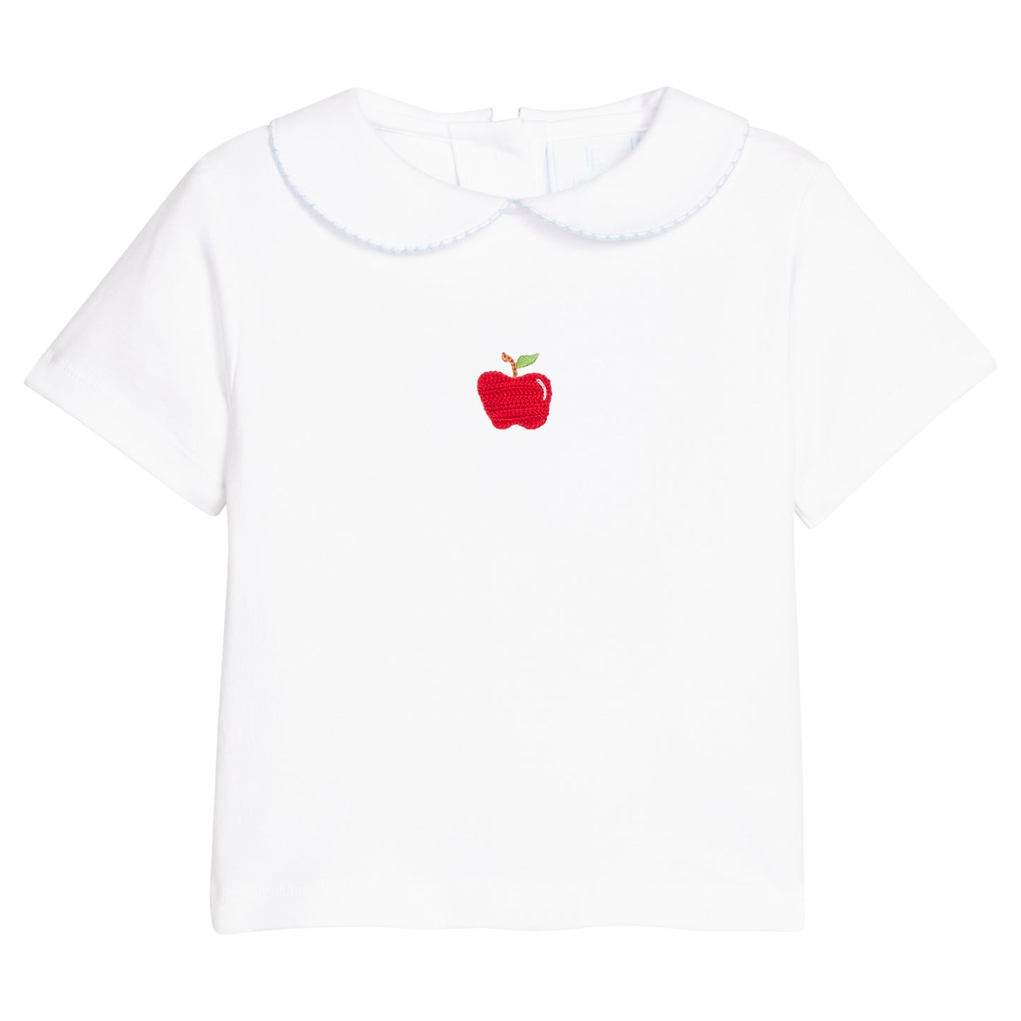Crochet Peter Pan Shirt - Apple