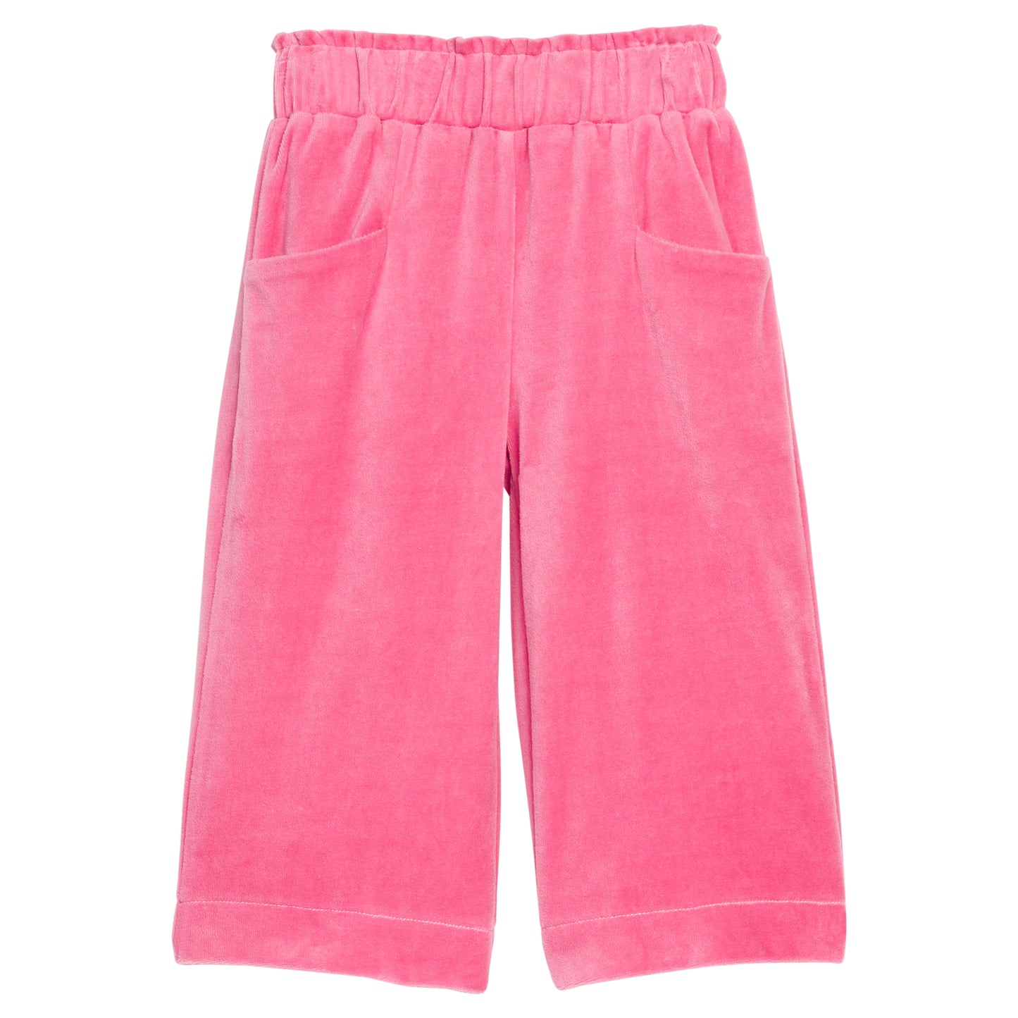 Cropped Palazzo Pants - Tulip Velour