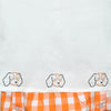 Orange/White Diaper Set
