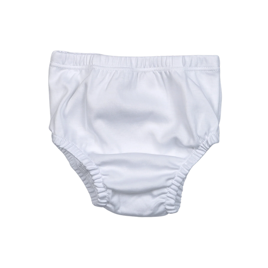 White Pima Diaper Cover