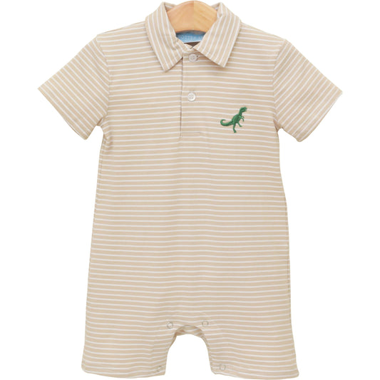 Dino-Mite Polo Romper