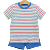 Drew Short Set - Patriotic Stripe