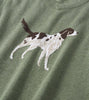 Hunting Dog V-Neck Sweater