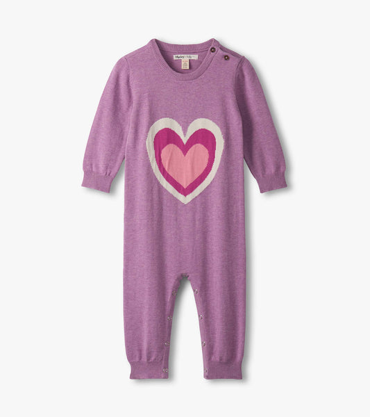 Hearts Sweater Romper