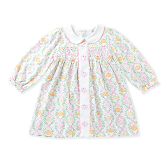 Embroidery Pumpkin Dress