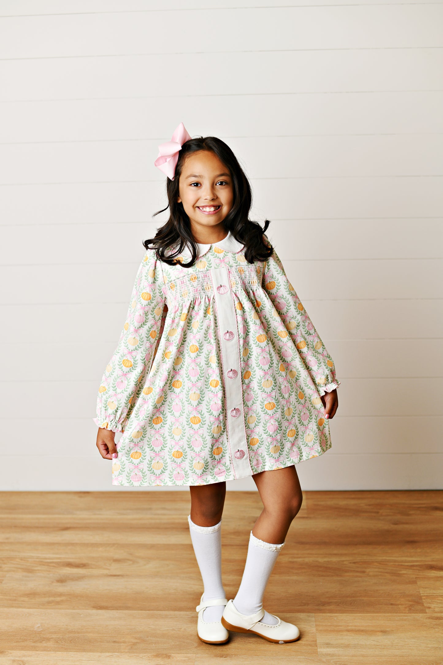 Embroidery Pumpkin Dress
