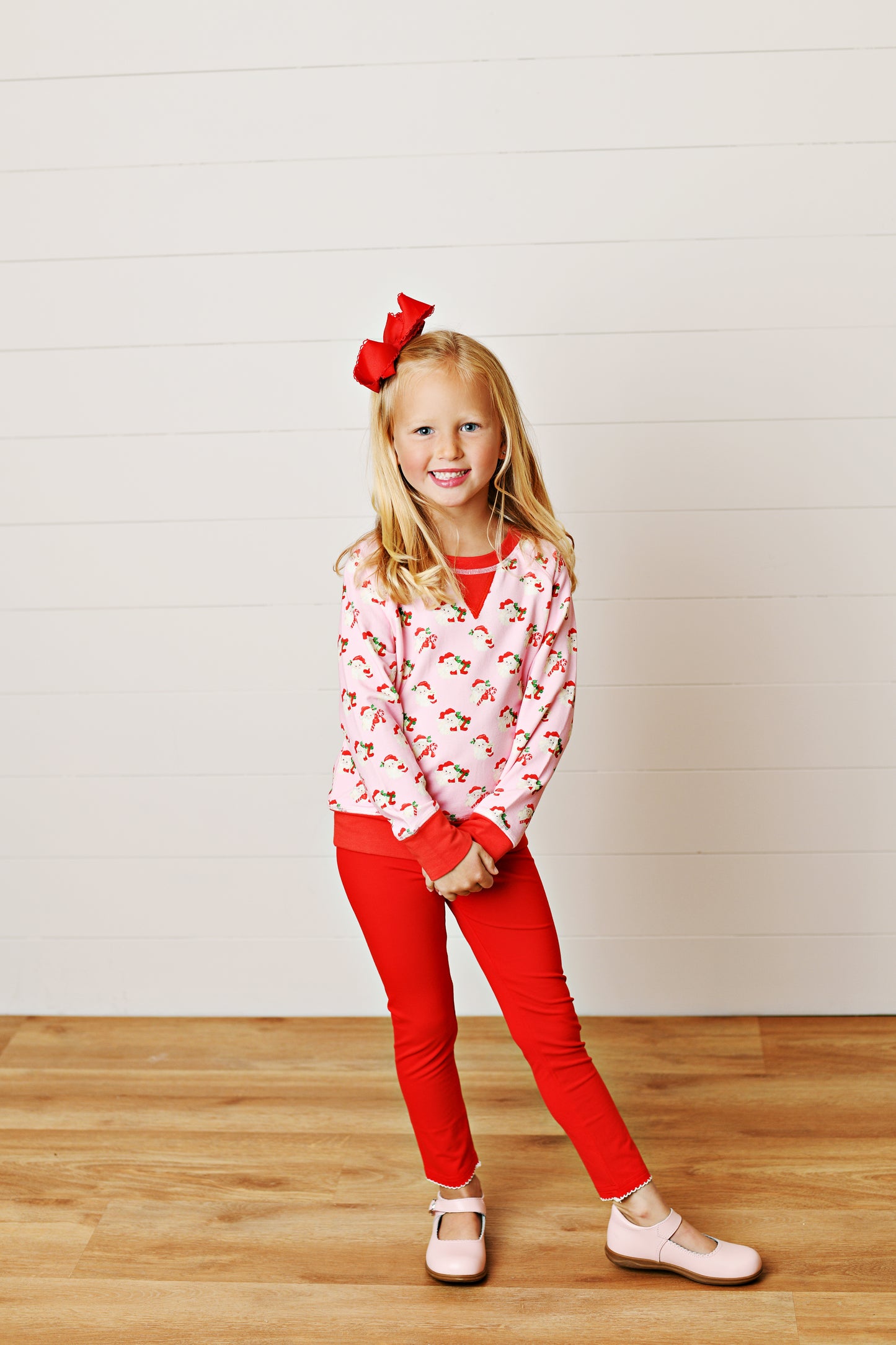 Pink Santa Pullover