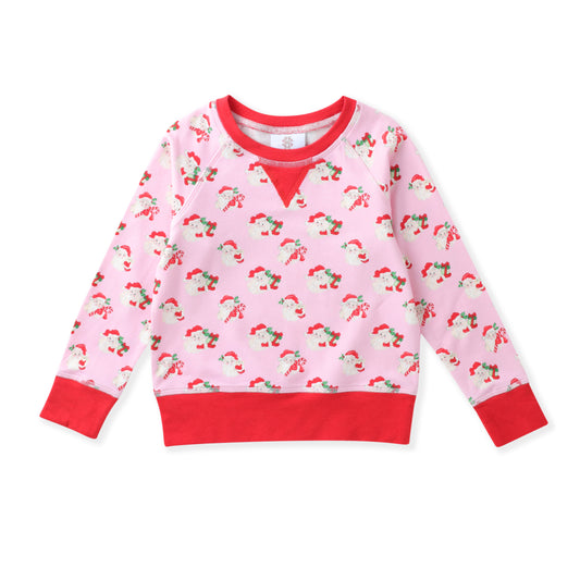 Pink Santa Pullover