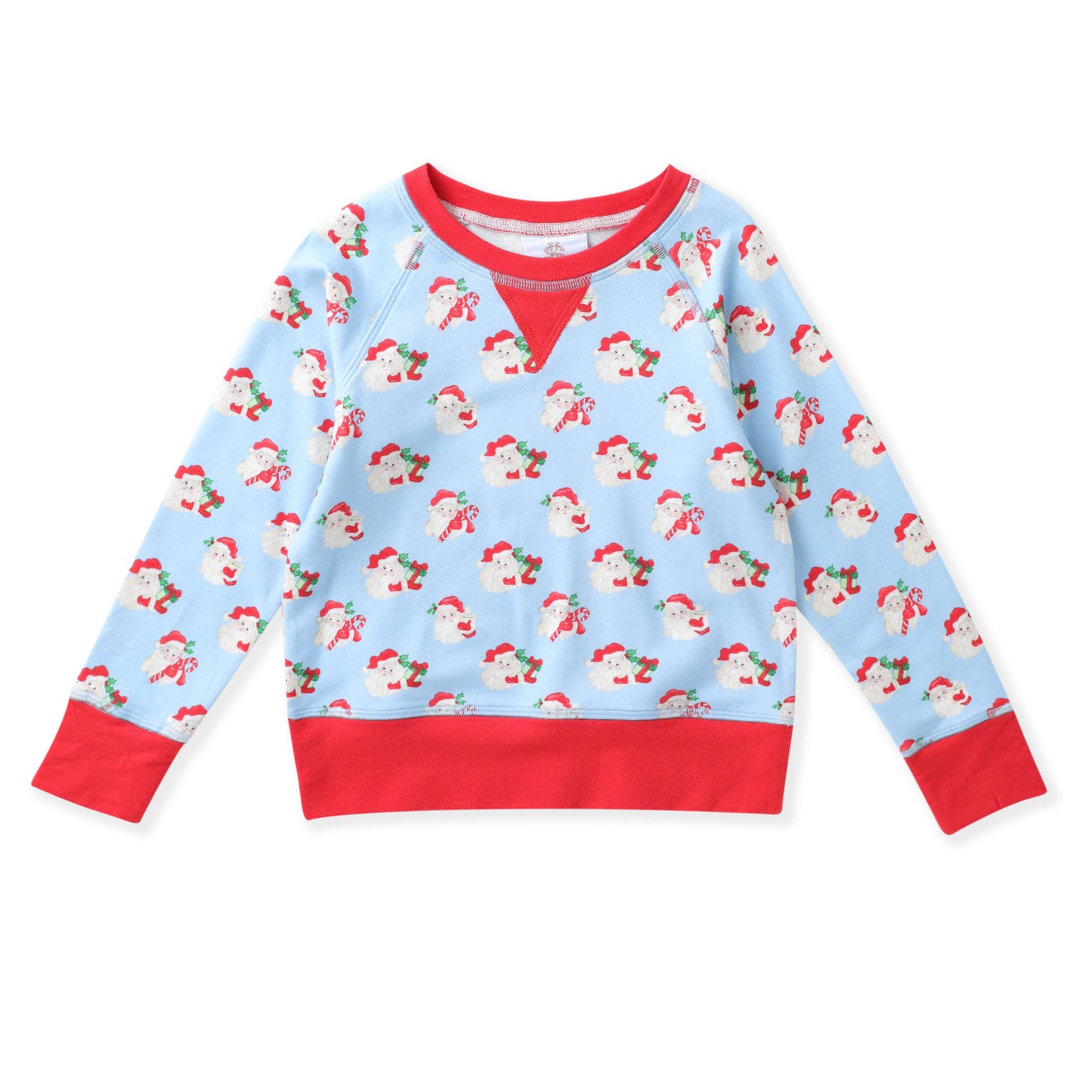 Blue Santa Pullover