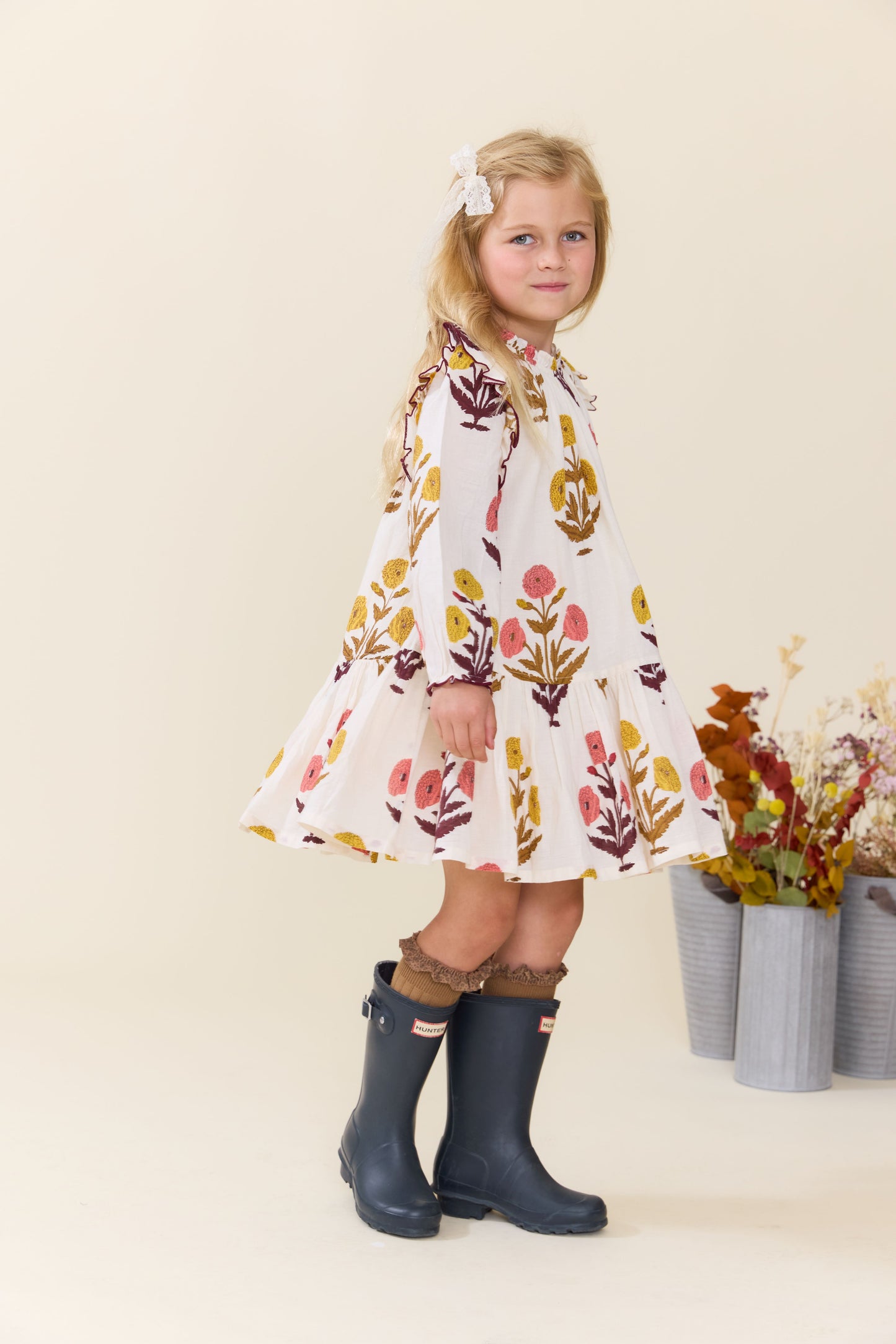 Girls Harper Dress - Harvest Dandelion