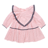 Girls Raphaela Dress - Strawberry Cream Polka Dots