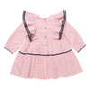 Girls Raphaela Dress - Strawberry Cream Polka Dots