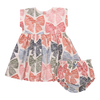 Baby Girls Adaline Dress Set - Multi Striped Bows