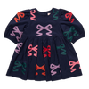Girls Booke Dress - Multi Bow Applique