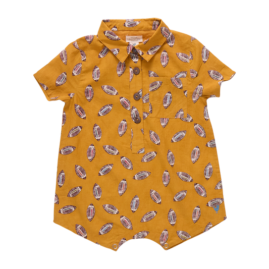 Baby Boys Easton Jumper - Flying Footballs