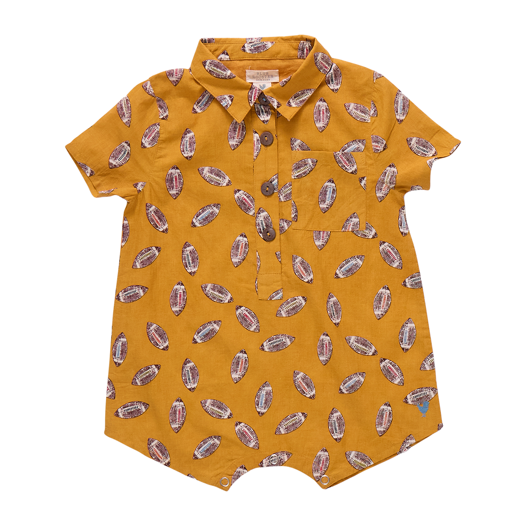 Baby Boys Easton Jumper - Flying Footballs