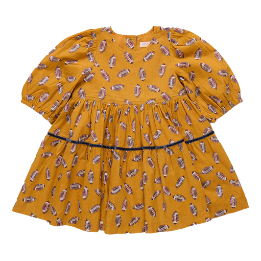 Girls Maribelle Dress - Flying Footballs