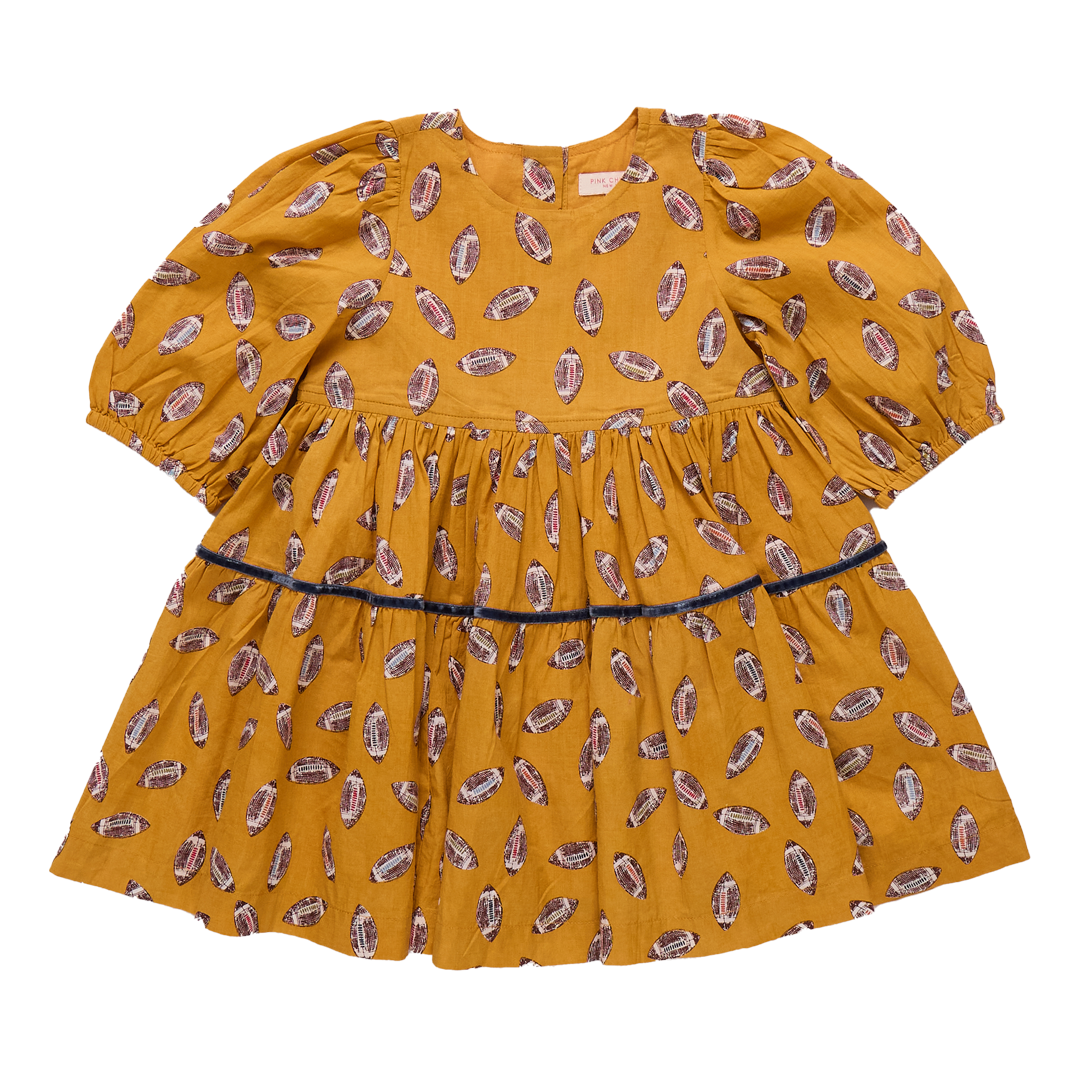 Girls Maribelle Dress - Flying Footballs
