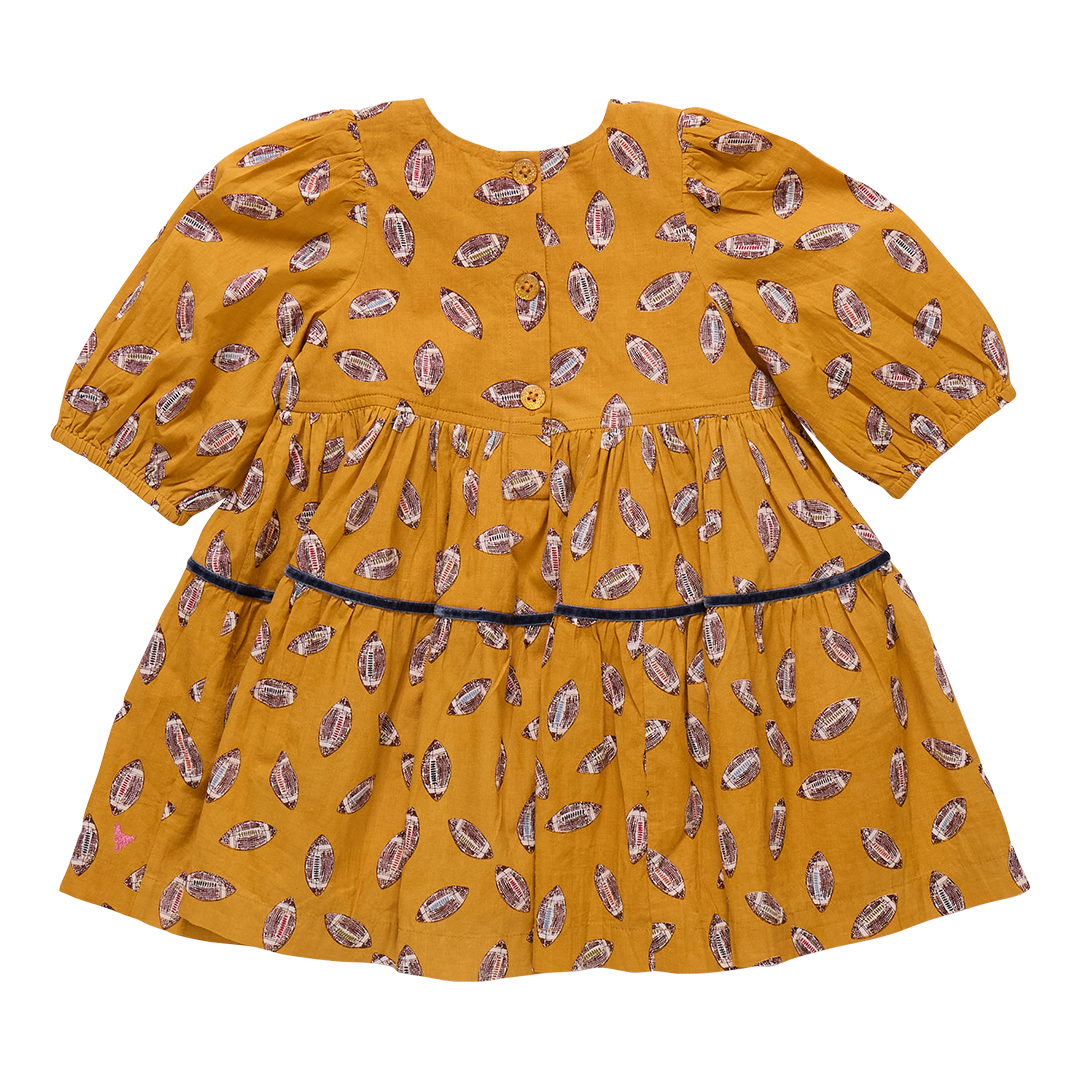 Girls Maribelle Dress - Flying Footballs