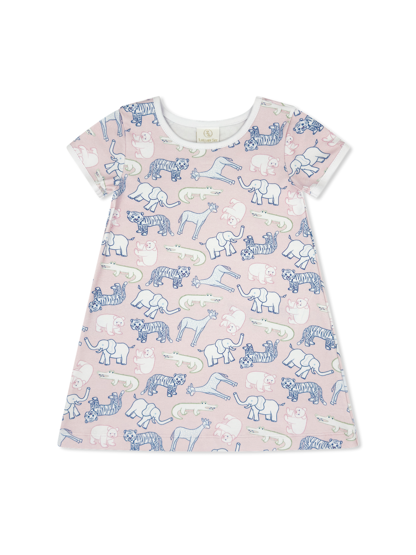 Faith Dress - They All Asked for You - Custom Zoo Print Pink